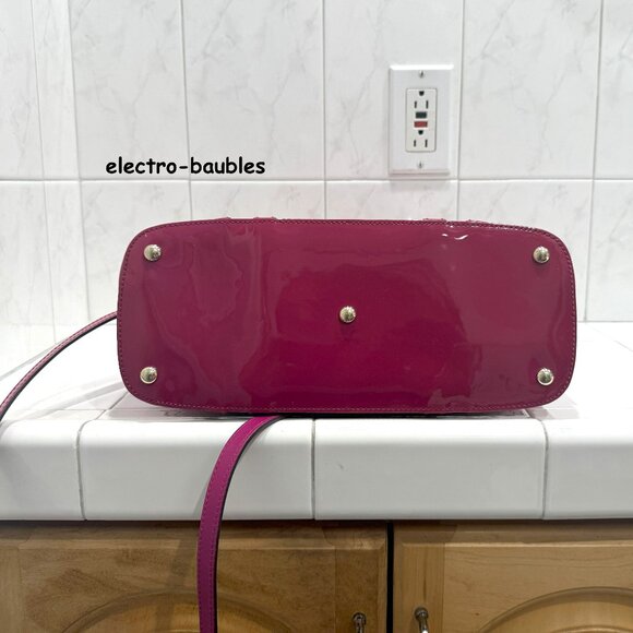 Gucci Style # 309617 Micro1Guccissima Convertible Med Dome Patent Leather - EUC! - Picture 6 of 16